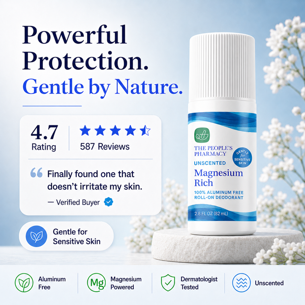 Economy Size Aluminum-Free Magnesium-Rich Roll-on Deodorant