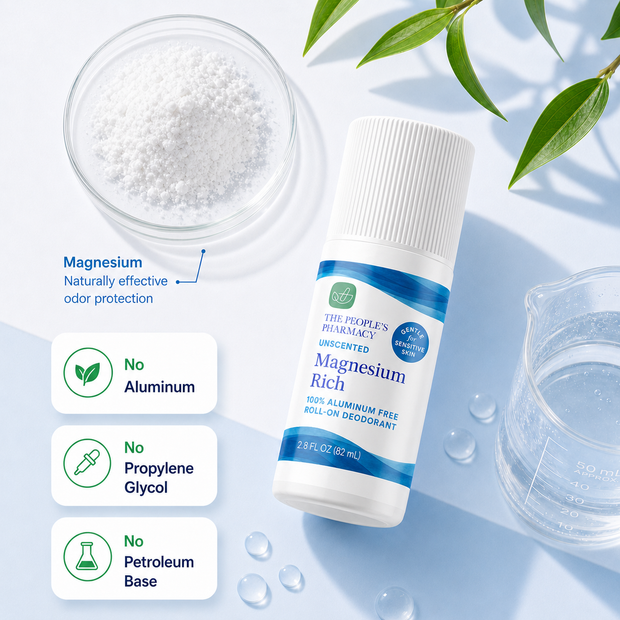 Economy Size Aluminum-Free Magnesium-Rich Roll-on Deodorant