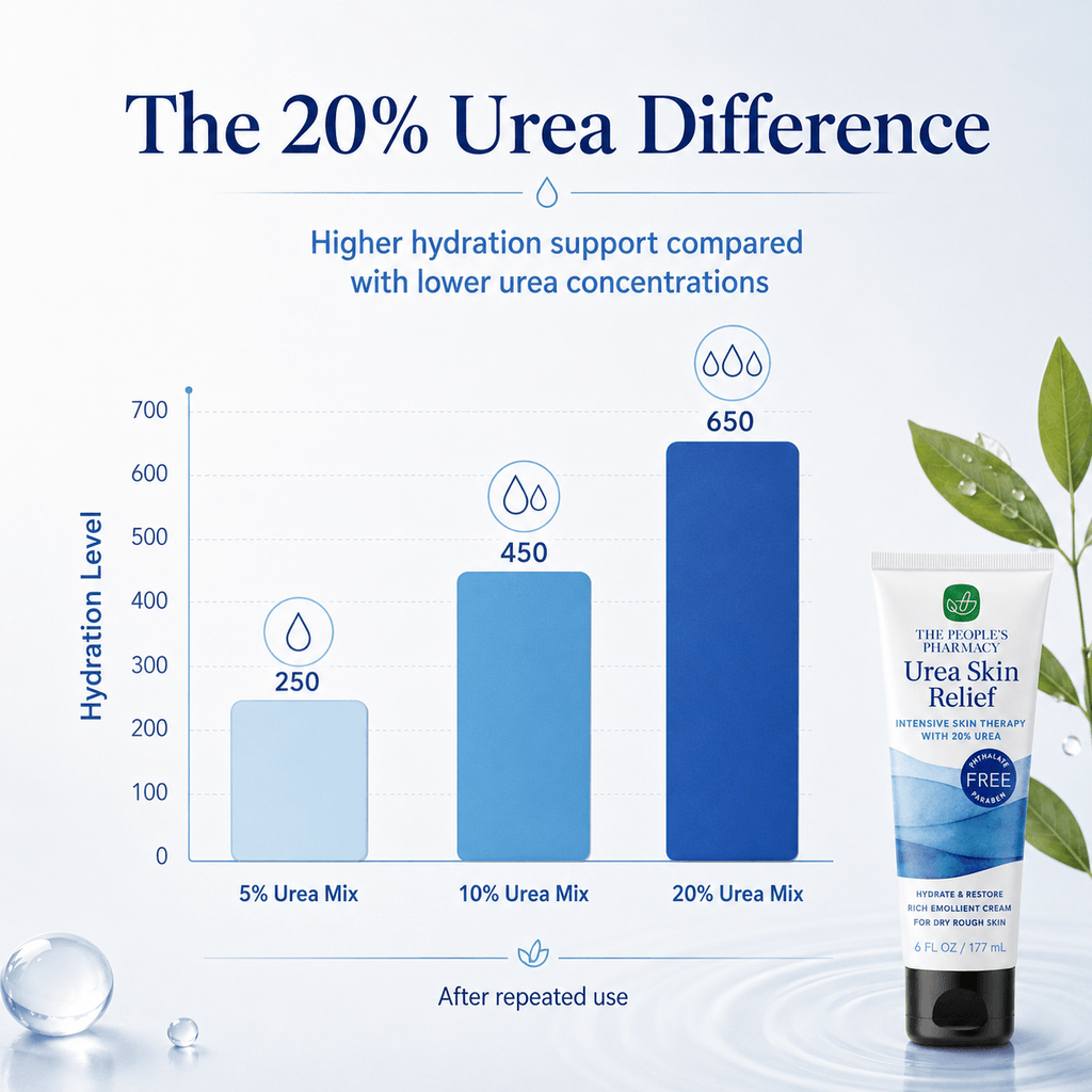 6-Pack Urea Skin Relief, 6 oz. size