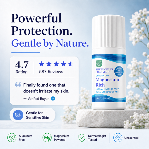 Magnesium-Rich Aluminum-Free Roll-on Deodorant