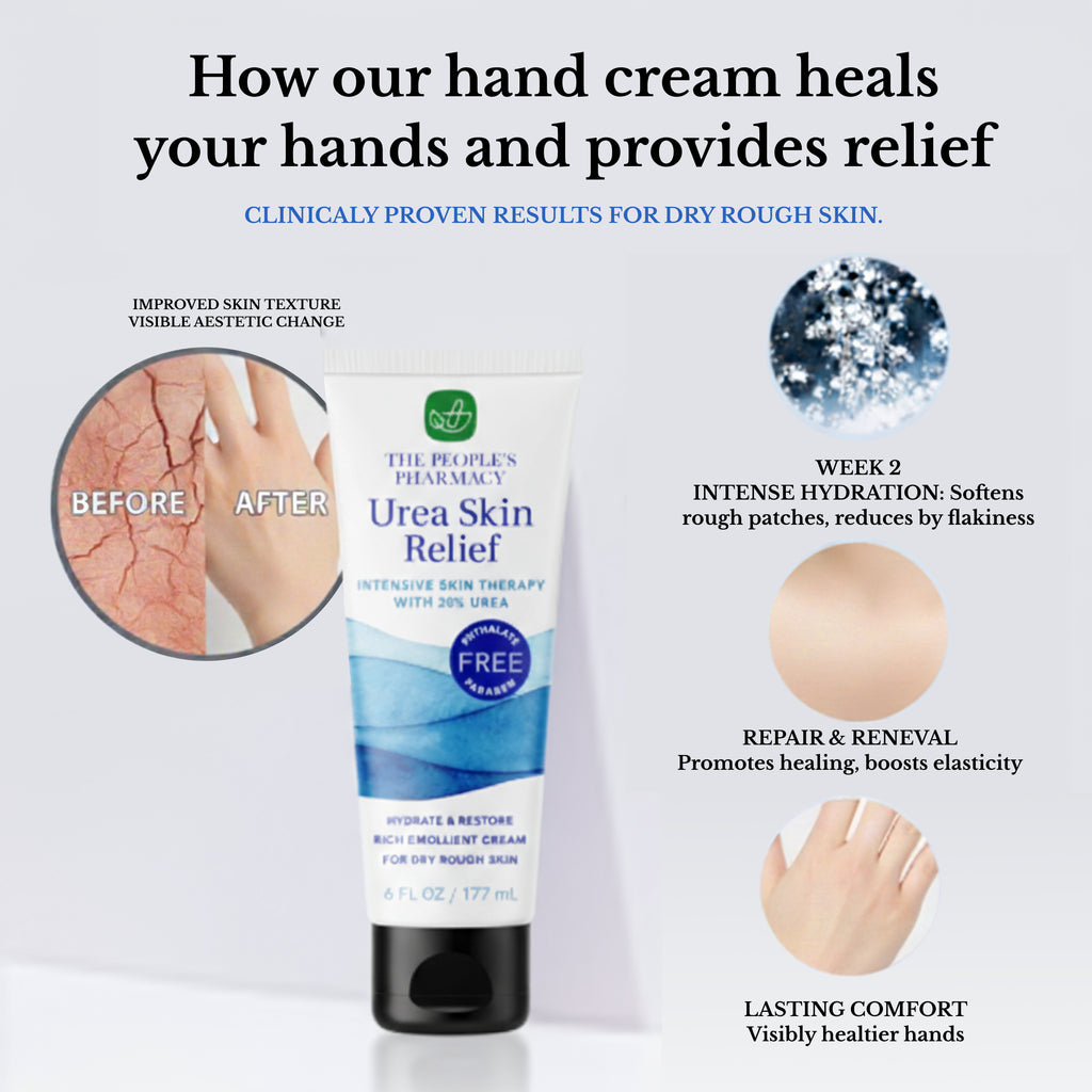 6-Pack Urea Skin Relief, 6 oz. size